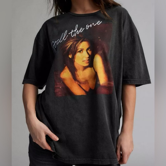 Shania Twain Still The One Black Baggy T-Shirt